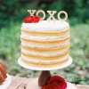 Simple Wedding Cake with Roses