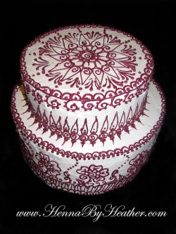 Henna Wedding Cake