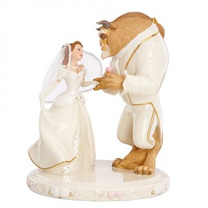 Wedding Dreams Beauty and the Beast Cake Topper