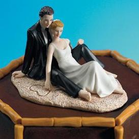 Beach Romance Cake Topper