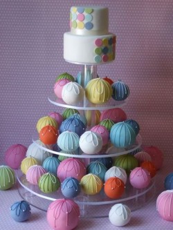 Cake Ball Wedding Cake