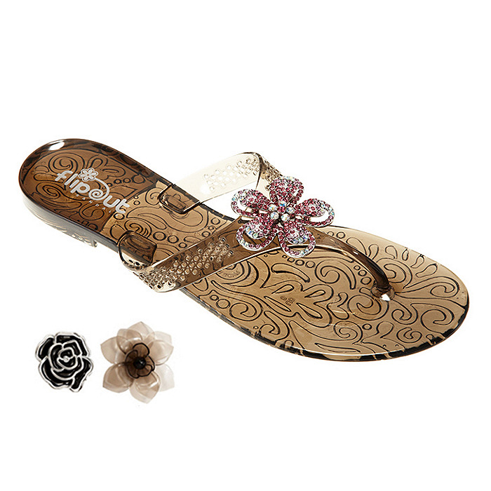 Flip Out Jelly Sandals